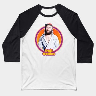 Phil Collins /// Retro 80s Fan Design Baseball T-Shirt